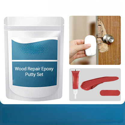 🛠️✨ Wood Repair Epoxy Putty Set – High strength & moldable – Sands smooth, ideal for fixing furniture, floors or crafts – stainable and waterproof 🌲