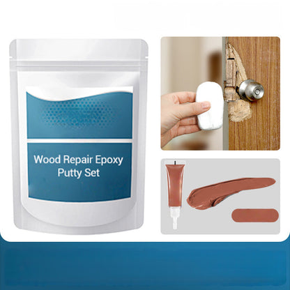 🛠️✨ Wood Repair Epoxy Putty Set – High strength & moldable – Sands smooth, ideal for fixing furniture, floors or crafts – stainable and waterproof 🌲