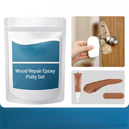 🛠️✨ Wood Repair Epoxy Putty Set – High strength & moldable – Sands smooth, ideal for fixing furniture, floors or crafts – stainable and waterproof 🌲