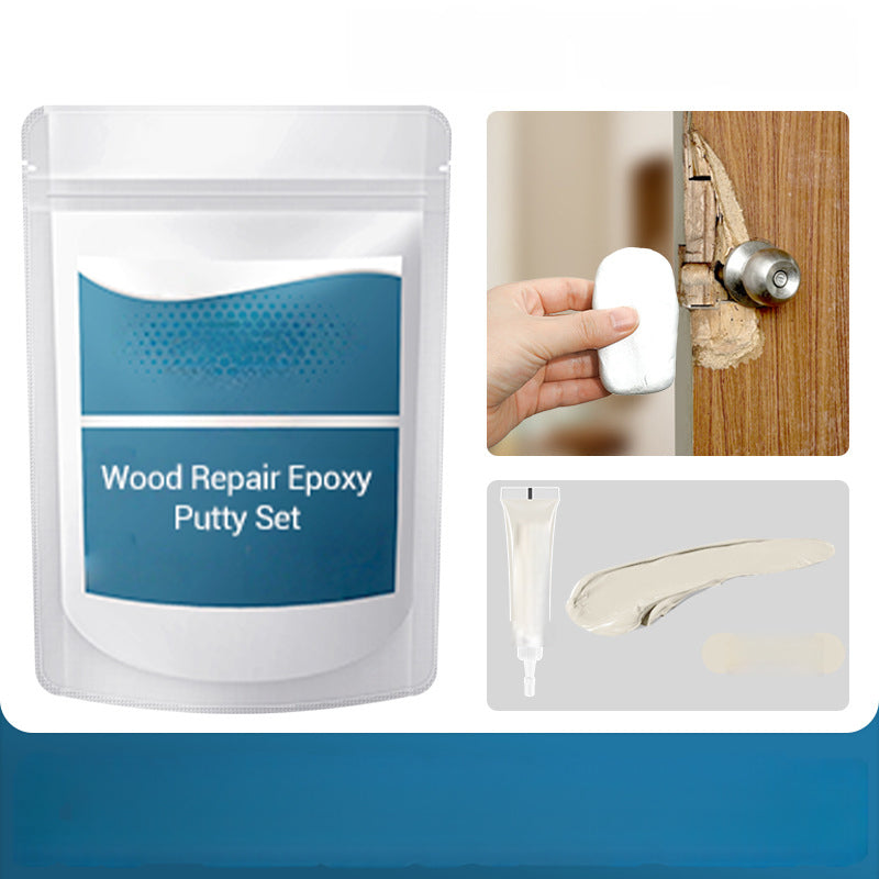 🛠️✨ Wood Repair Epoxy Putty Set – High strength & moldable – Sands smooth, ideal for fixing furniture, floors or crafts – stainable and waterproof 🌲