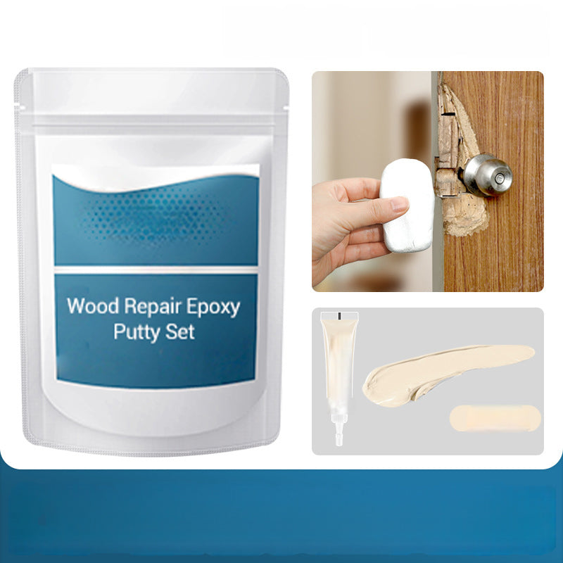 🛠️✨ Wood Repair Epoxy Putty Set – High strength & moldable – Sands smooth, ideal for fixing furniture, floors or crafts – stainable and waterproof 🌲