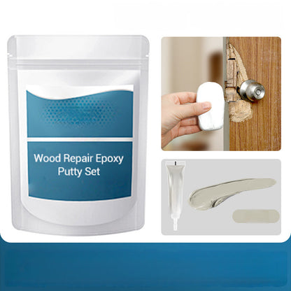 🛠️✨ Wood Repair Epoxy Putty Set – High strength & moldable – Sands smooth, ideal for fixing furniture, floors or crafts – stainable and waterproof 🌲