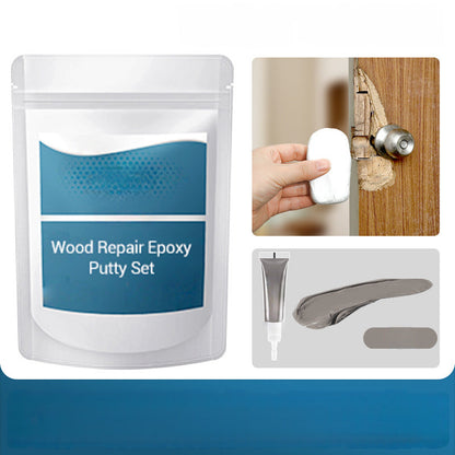 🛠️✨ Wood Repair Epoxy Putty Set – High strength & moldable – Sands smooth, ideal for fixing furniture, floors or crafts – stainable and waterproof 🌲