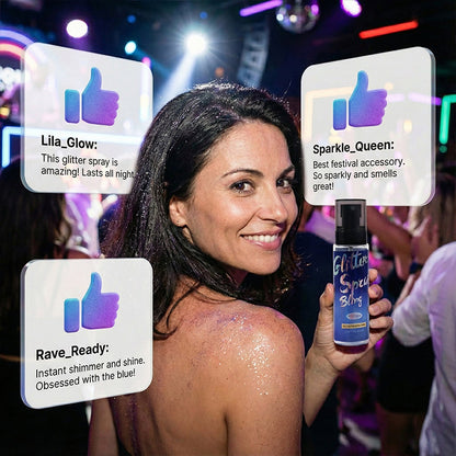 Long-Lasting Body Glitter Spray