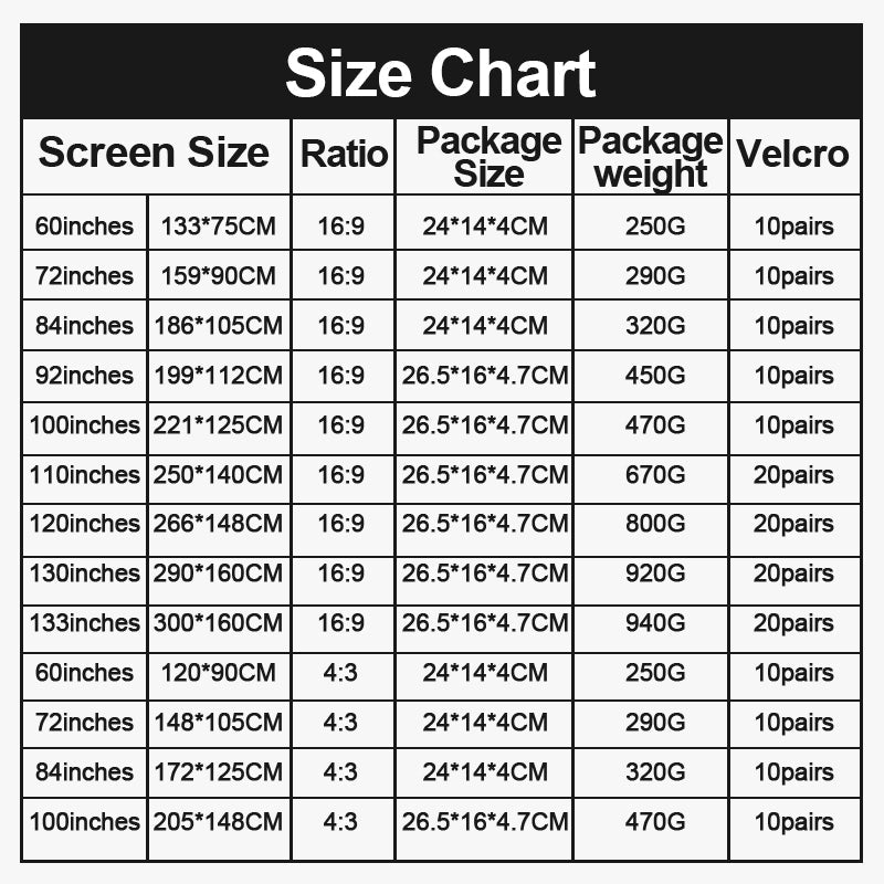 ⌛Limited-time offer-Portable Projector 4K Anti-Light Folding Screen