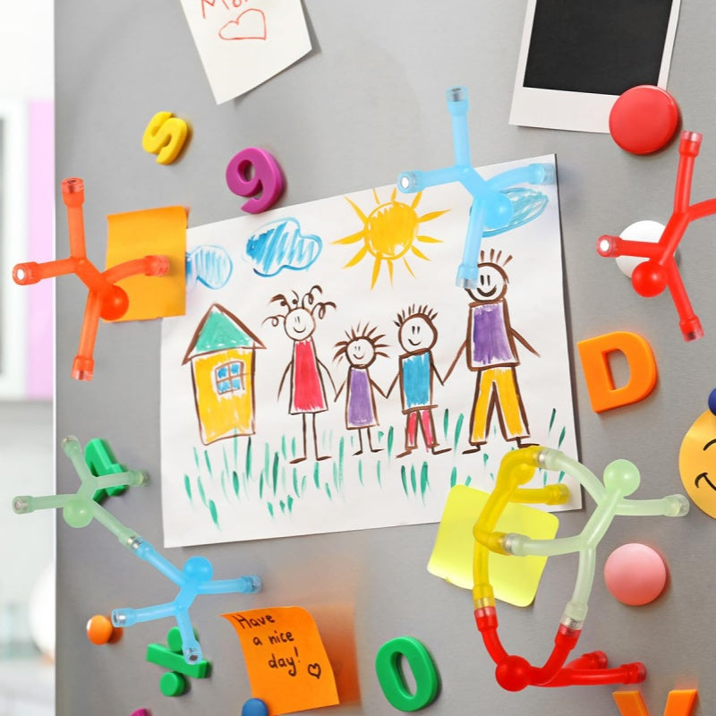✨ Magnetic Creative Figures – Strong joints, stress-relief & versatile – Perfect for fridge, desk or display 🧩