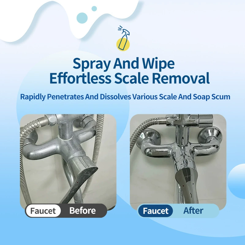🚿 Powerful bathroom cleaner—removes limescale, soap scum, and hard water stains. Spray, wait, and wipe—no hard scrubbing needed! ✨🧴