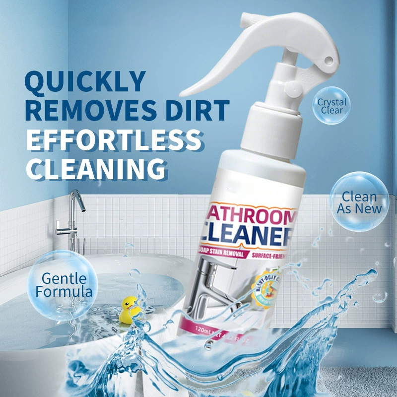 🚿 Powerful bathroom cleaner—removes limescale, soap scum, and hard water stains. Spray, wait, and wipe—no hard scrubbing needed! ✨🧴