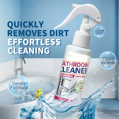 🚿 Powerful bathroom cleaner—removes limescale, soap scum, and hard water stains. Spray, wait, and wipe—no hard scrubbing needed! ✨🧴