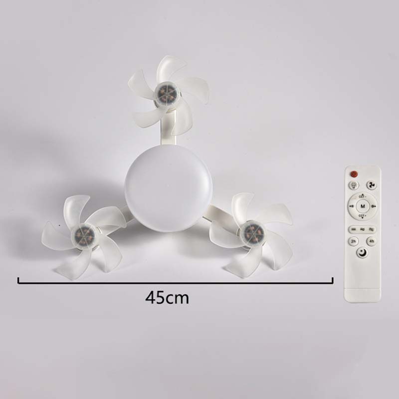 🌀50% OFF NOW! 💡Foldable Socket Ceiling Fan Light with Remote, Energy-Saving Cooling & Lighting for Bedroom & Home