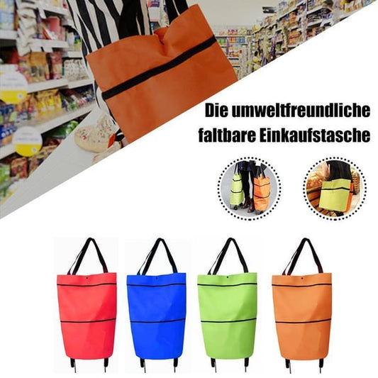 📢📢50% OFF !! ⏰2-in-1 Foldable Shopping Cart