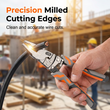 🔧 Industrial Ratchet Lineman's Pliers – Multi-functional Wire Stripper Cutter with Ratchet Gear, Heavy-Duty Hardened Steel Pliers for Electrical Work & Home Repair