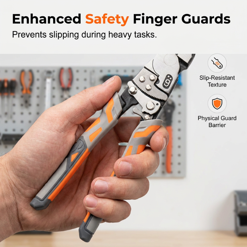 🔧 Industrial Ratchet Lineman's Pliers – Multi-functional Wire Stripper Cutter with Ratchet Gear, Heavy-Duty Hardened Steel Pliers for Electrical Work & Home Repair