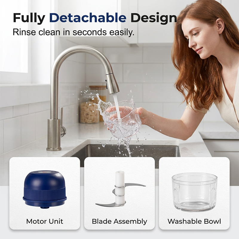 🥳HOT SALE🥳💞12K+ SOLD! One-touch, stainless blades & detachable. Chop fast – grab yours! ✅