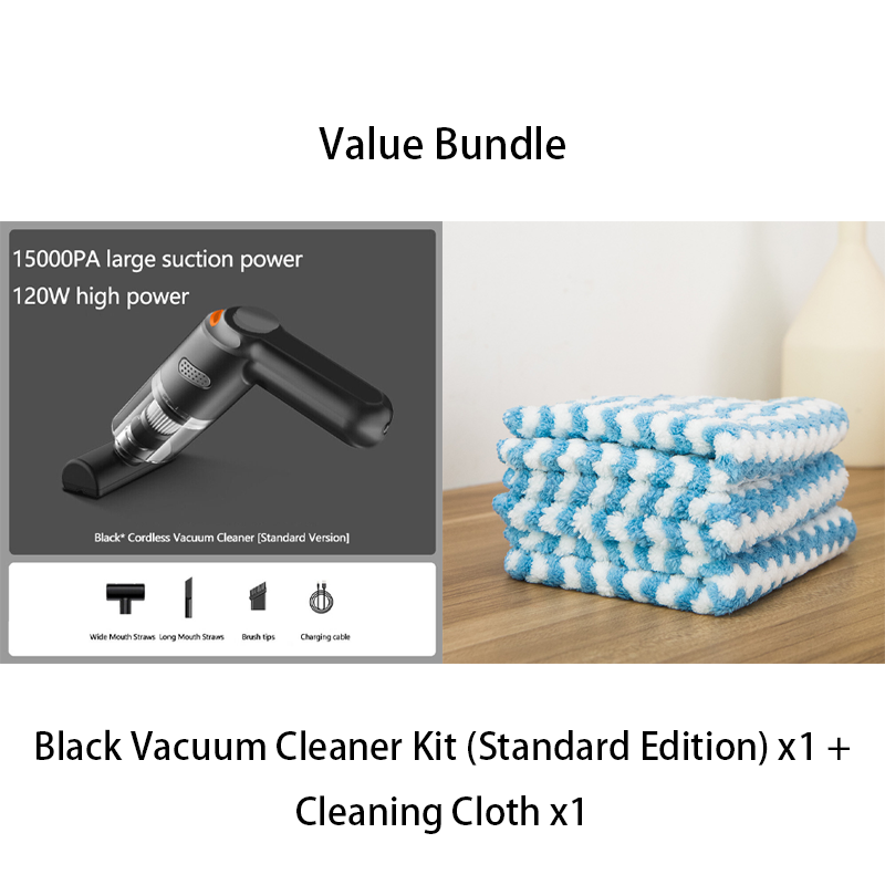 ⏳Time-Limited Special⏰🧹 Cordless Car Vacuum – 10000Pa Suction & 4000mAh Battery 🚗