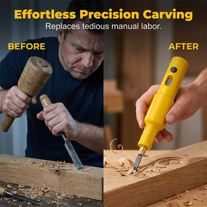 🎨All-in-One Electric Carving Tool Set – 50% OFF⏰, 12 Bits, Wood & Linoleum Engraver