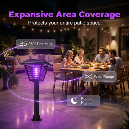Solar-Powered 2-in-1 Mosquito Zapper & Garden Light