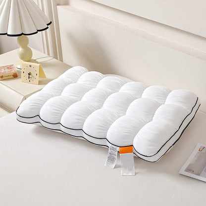 🔥50K+ Sold ☁️Ultra-Soft High Elastic Bed Pillow 🛌Ergonomic Neck Support Sleeping Pillow