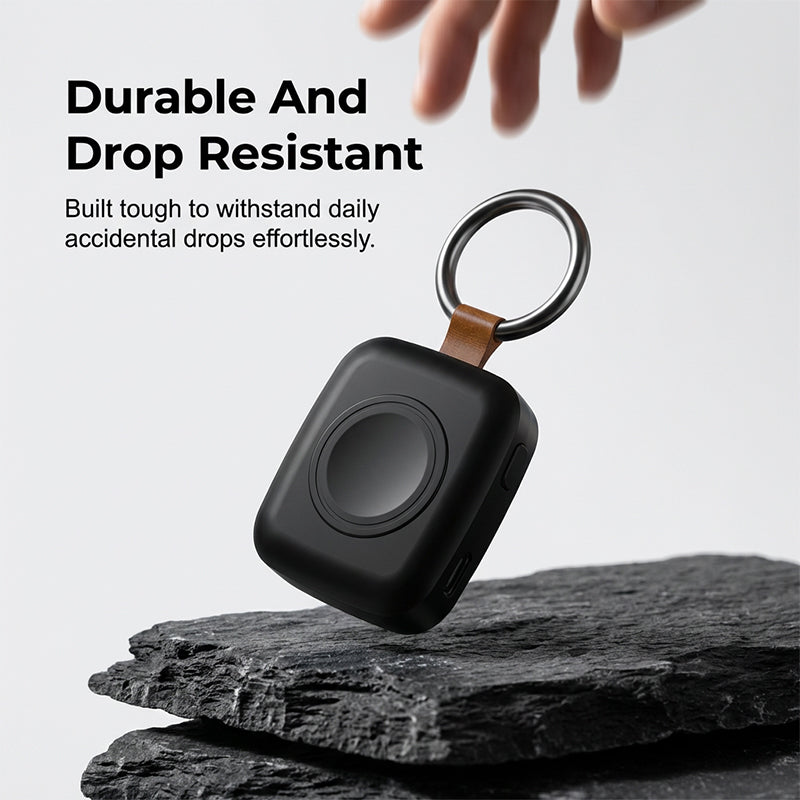 ⌚🔋 Smartwatch power bank – wireless charger, 1200mAh, compact & stylish!