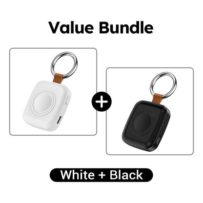 ⌚🔋 Smartwatch power bank – wireless charger, 1200mAh, compact & stylish!
