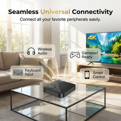 4K Android TV Box – HDR Streaming & Universal Connectivity