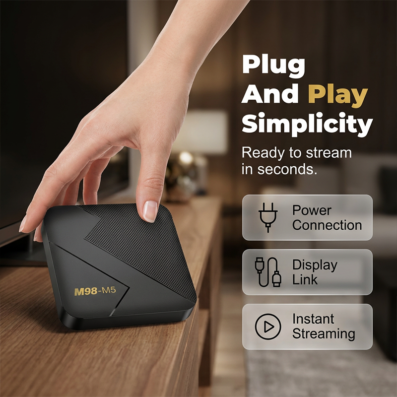 4K Android TV Box – HDR Streaming & Universal Connectivity