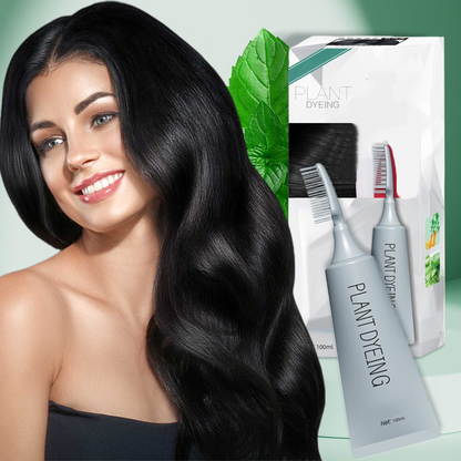 ✨ Premium Plant-Based Hair Dye for Salon-Perfect Roots – 100% Plant Power, Easy to Use & Covers Gray Hair in 5 Minutes 🌿