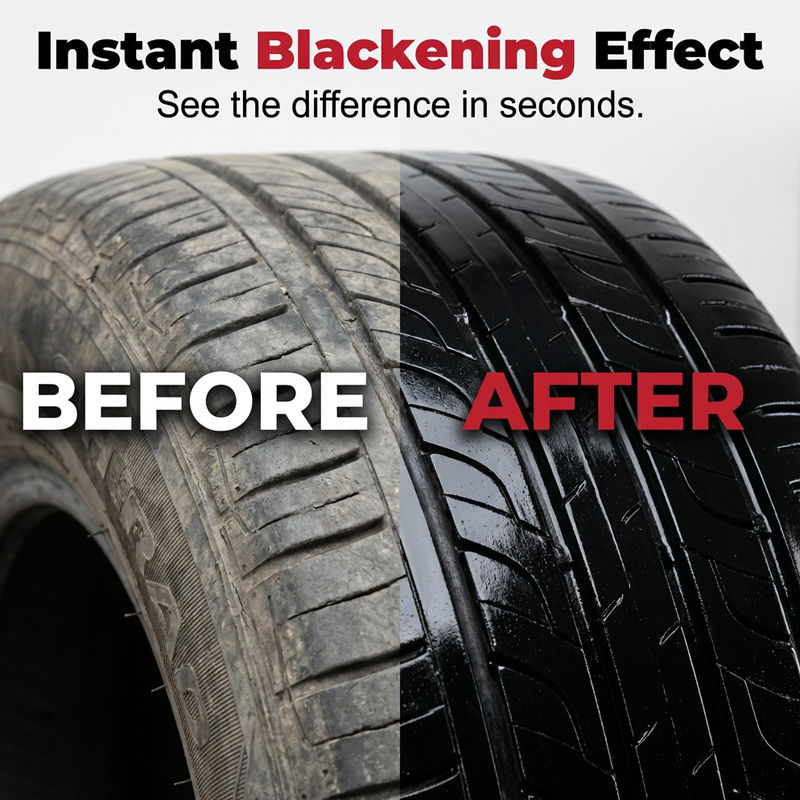 🔥💥 Instant Black Tire Polishing Paste🔥💥