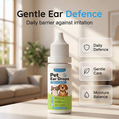 Pet Ear Care Cleaning Drops for Dogs & Cats