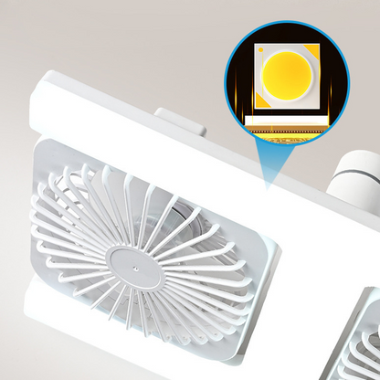 ❄️This fan delivers air conditioner cooling effect! 💥Limited time 50% off! Modern 2-in-1 LED Ceiling Fan Light