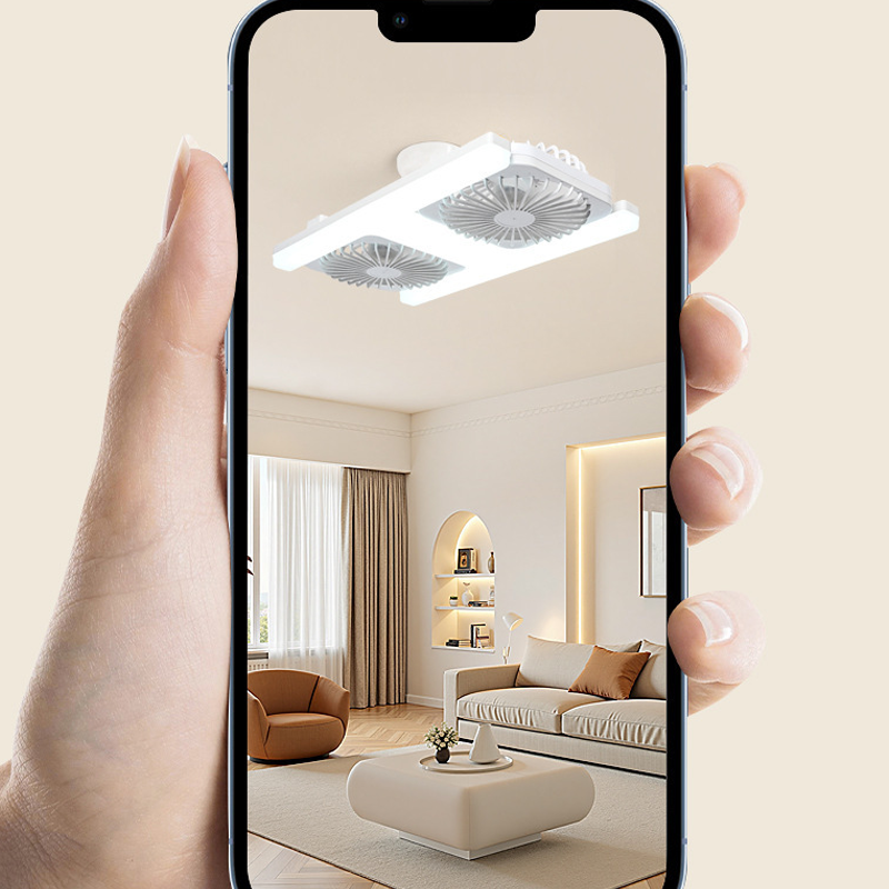 ❄️This fan delivers air conditioner cooling effect! 💥Limited time 50% off! Modern 2-in-1 LED Ceiling Fan Light