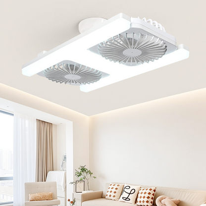 ❄️This fan delivers air conditioner cooling effect! 💥Limited time 50% off! Modern 2-in-1 LED Ceiling Fan Light