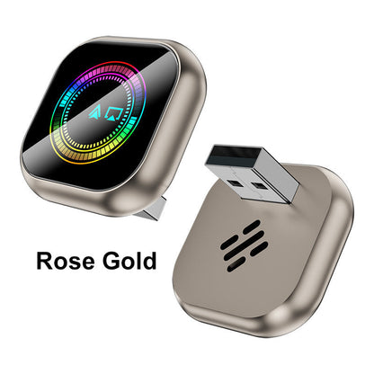 🚗 Wireless Car Adapter with RGB Light – Plug & Play