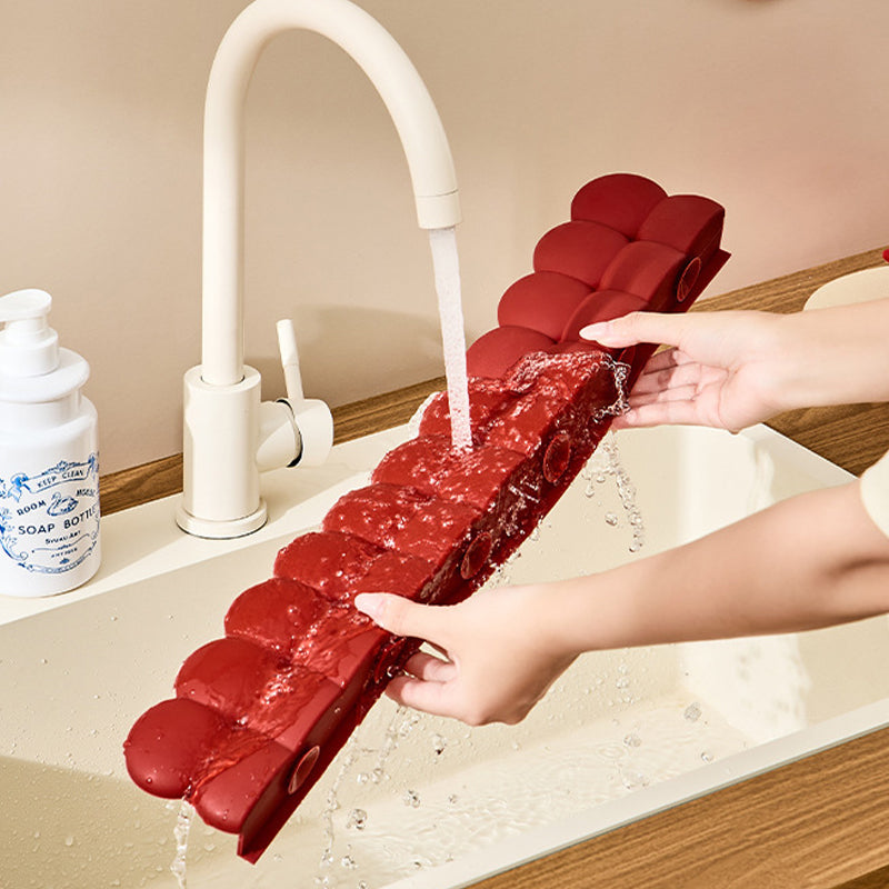 Silicone Sink Splash Guard with Suction Cups
