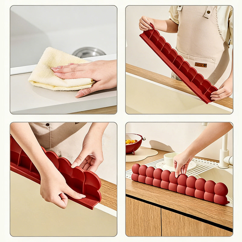 Silicone Sink Splash Guard with Suction Cups