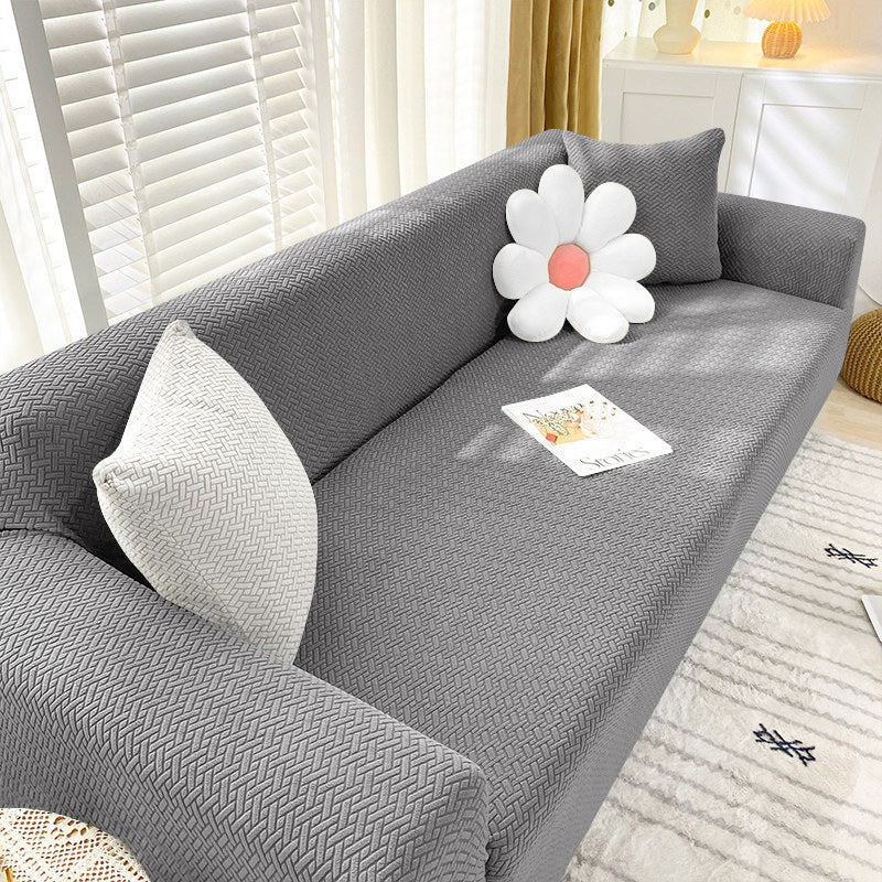 Universal Stretch Jacquard Sofa Slipcover
