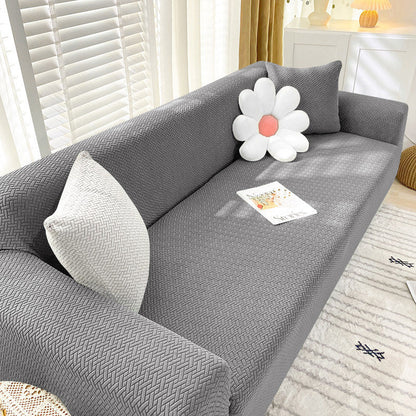 Universal Stretch Jacquard Sofa Slipcover