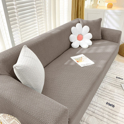 Universal Stretch Jacquard Sofa Slipcover