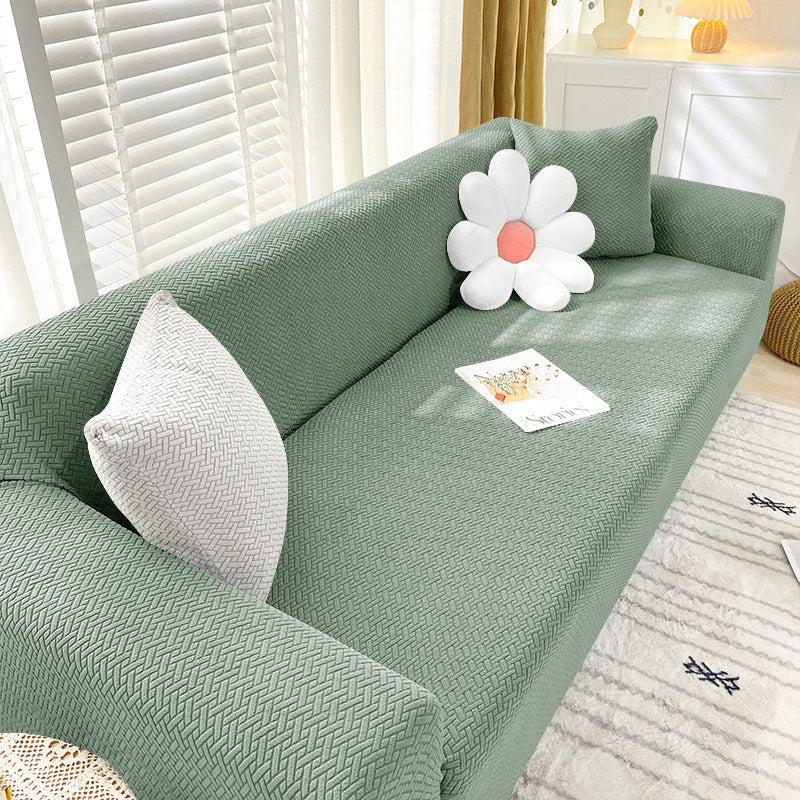 Universal Stretch Jacquard Sofa Slipcover