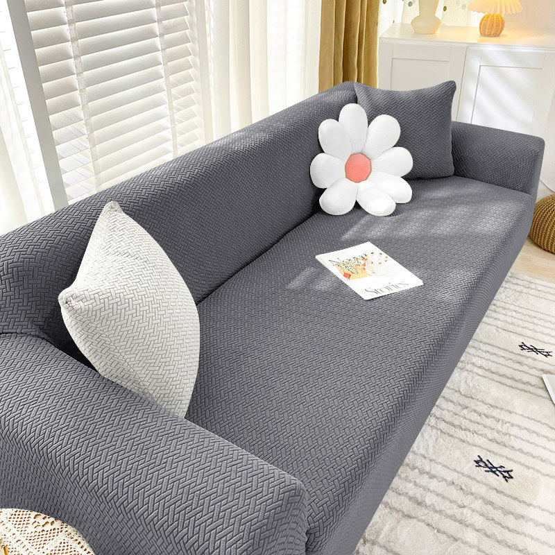 Universal Stretch Jacquard Sofa Slipcover