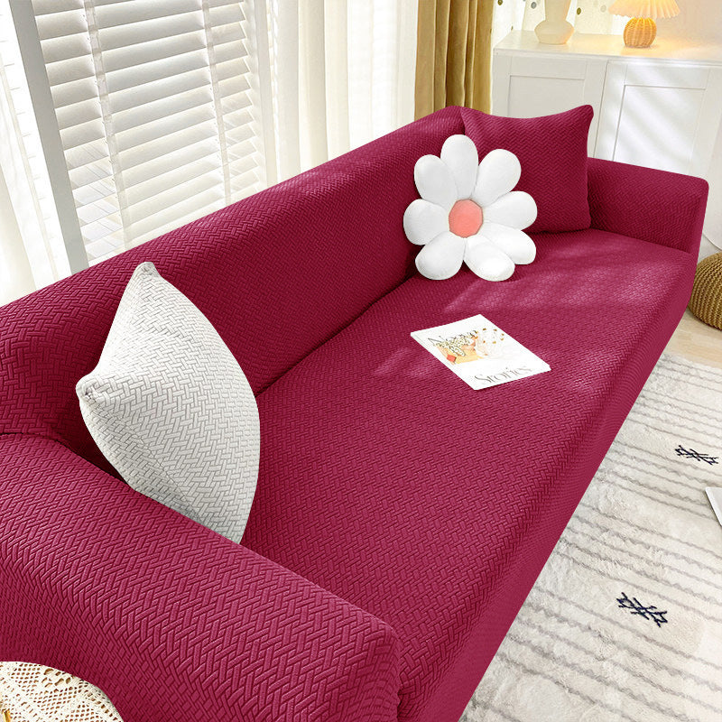 Universal Stretch Jacquard Sofa Slipcover
