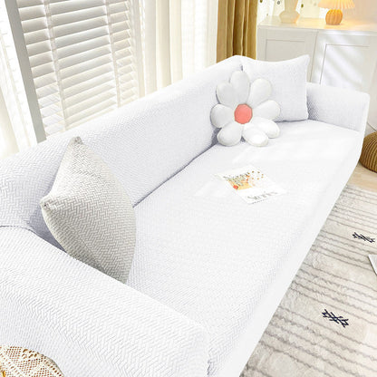 Universal Stretch Jacquard Sofa Slipcover