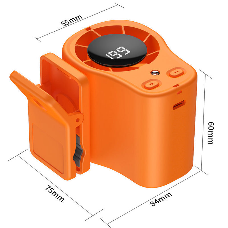 🚗50% OFF HOT SALE! 💨Portable Clip-On Car Turbo Cooling Fan, 3-Speed Adjustable Hands-Free Auto Vent Fan with LED Digital Display