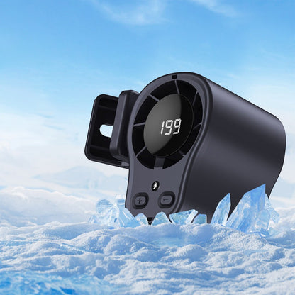 🚗50% OFF HOT SALE! 💨Portable Clip-On Car Turbo Cooling Fan, 3-Speed Adjustable Hands-Free Auto Vent Fan with LED Digital Display
