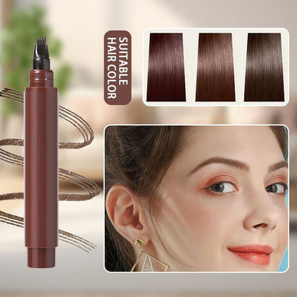 Waterproof Four-tip Beard and Eyebrow Pen