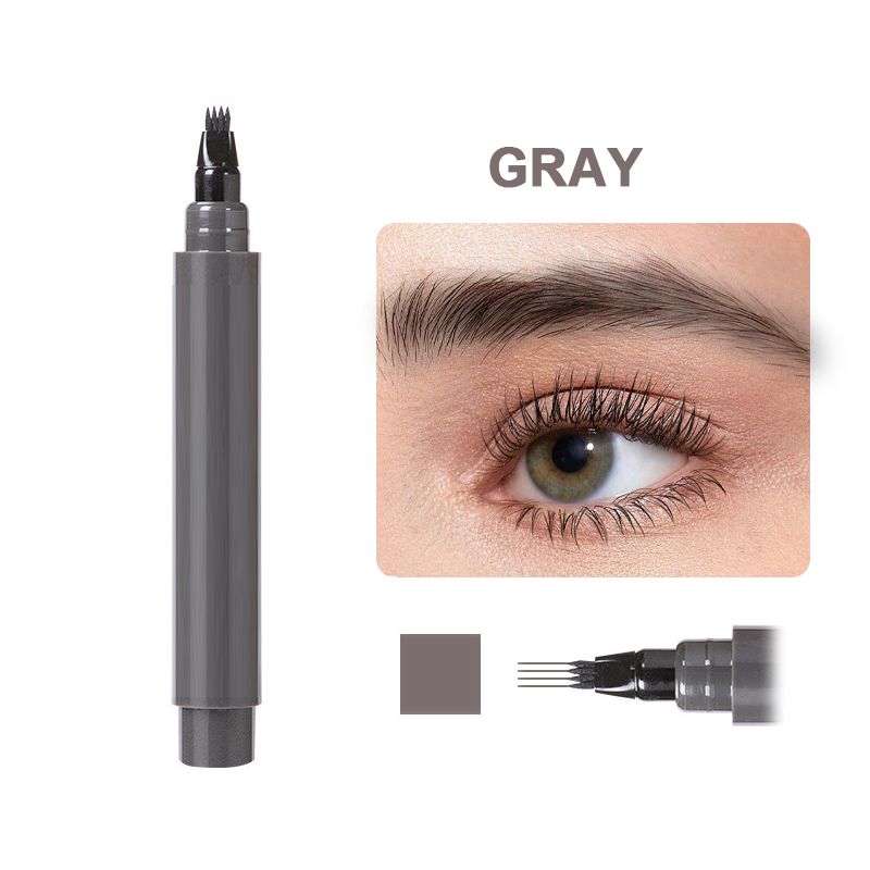 Waterproof Four-tip Beard and Eyebrow Pen