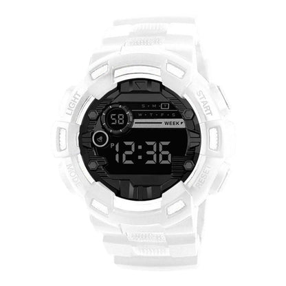 Large Dial Digital Sports Watch with LED Backlight