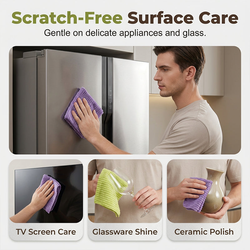 Tear-Off Cleaning Cloth Roll – Ultra-Absorbent & Lint-Free Sheets