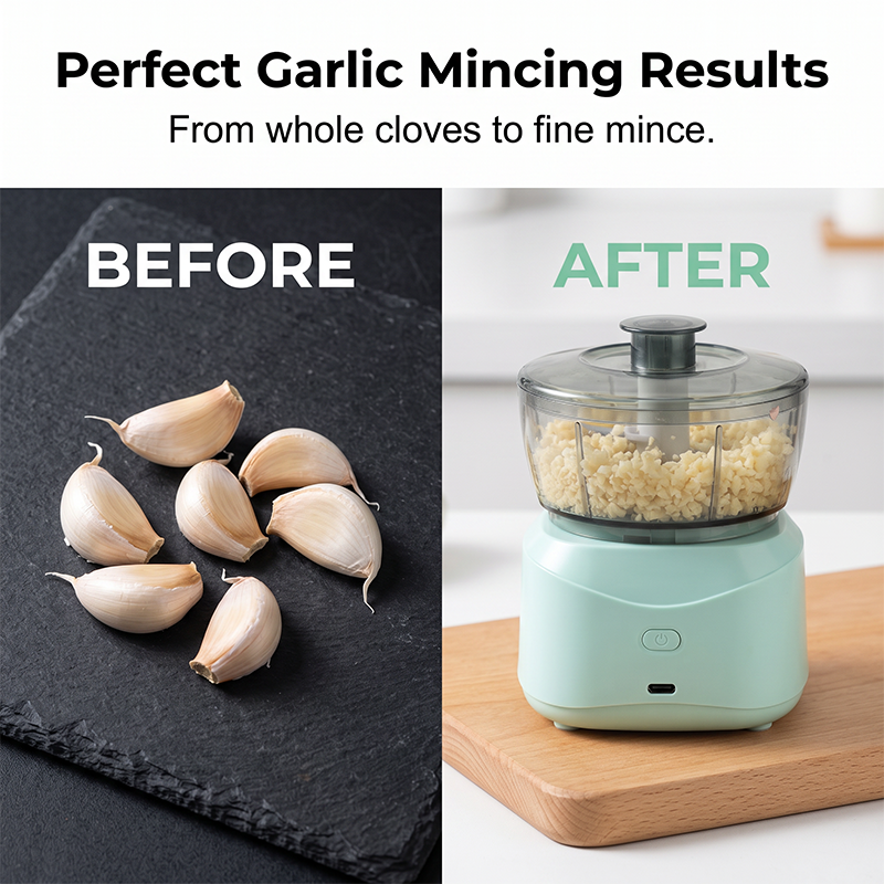 Wireless Electric Meat Grinder Portable Garlic Chopper