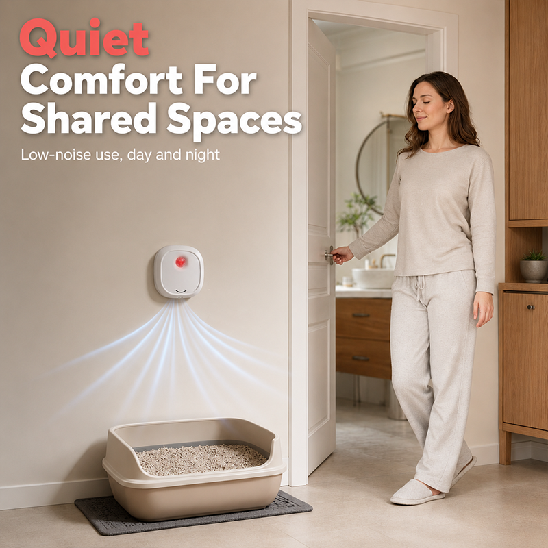 Smart Quiet Pet Odor Eliminator🔥50% OFF Limited Time Deal⏳ Ultra Quiet Device To Remove Stubborn Pet Odors
